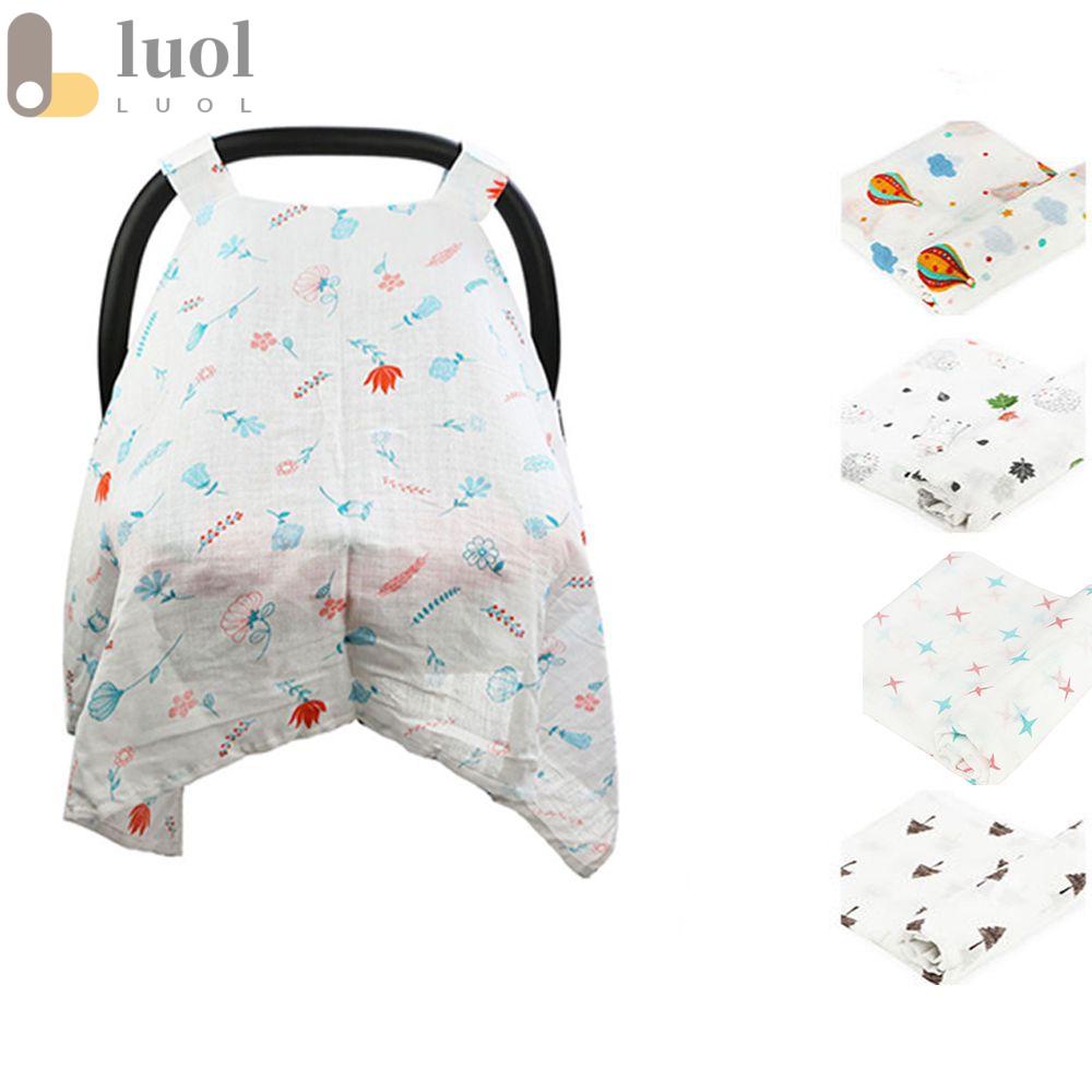 LUOL Tấm Bạt Che Xe Đẩy Em Bé Mềm Mại Thoáng Khí Chống Nắng