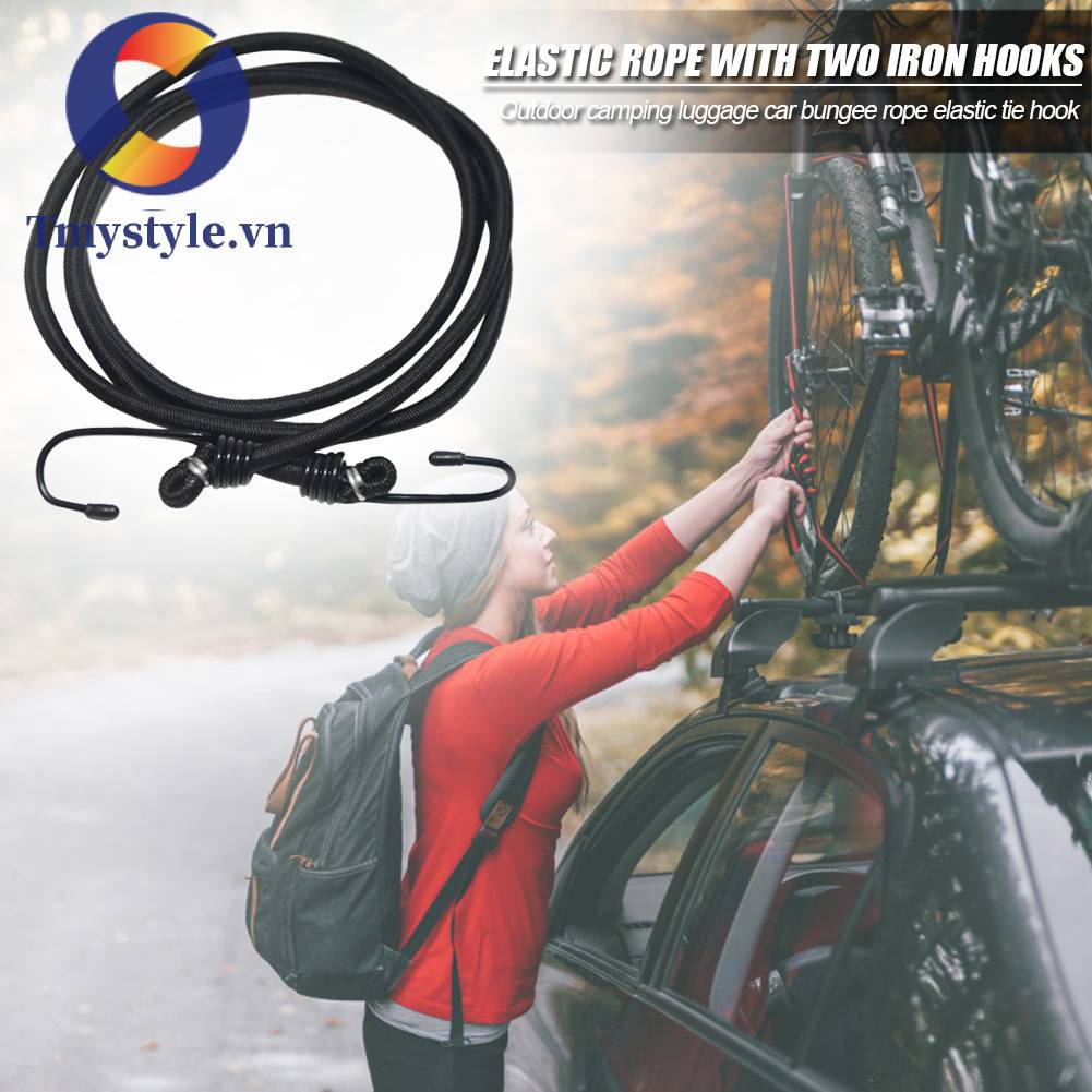 Dây Buộc Lều Co Dãn 1.2m Kèm Móc Tiện Lợi