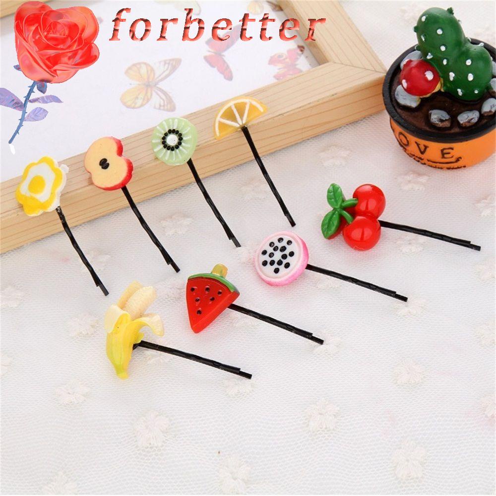 FORBETTER Set 10 Kẹp Tóc Nhiều Màu Cho Bé Gái