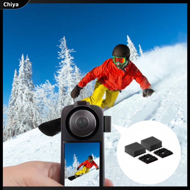 Bộ 6 Miếng Mút Giảm Tiếng Ồn Cho Camera X3 Ốp