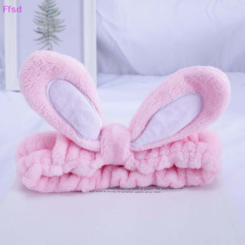 {Ffsd} Băng Đô Rửa Mặt / Tắm / Trang Điểm Tai Thỏ Dễ Thương * Bán Chạy