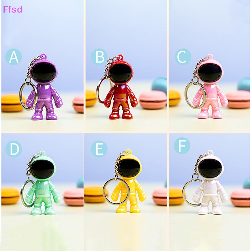 {Ffsd} Móc Khóa Hình Phi Hành Gia 3D Thủ Công Thông Dụng Làm Quà Tặng