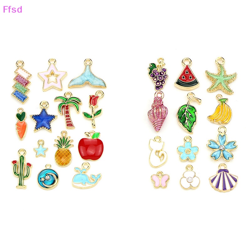 Set 30 Mặt Dây Chuyền Tráng Men Hình Chữ Ch Dùng Làm Trang Sức DIY   Bán Chạy * Bán Chạy