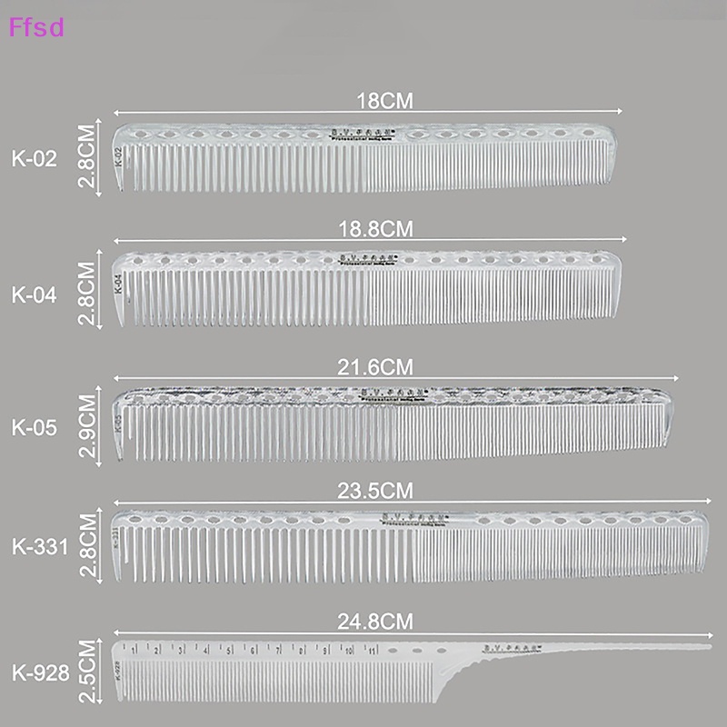 1 Lược Chải Tạo Kiểu Tóc Laser Trong Suốt Chuyên Dụng Cho Salon