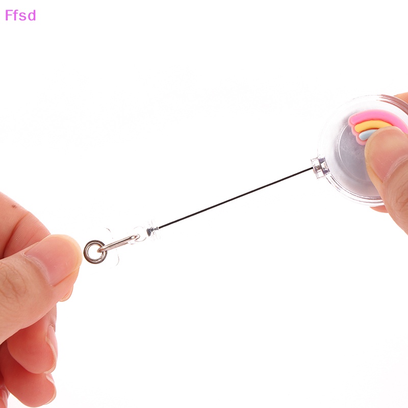 {Ffsd} Giá Đỡ Thẻ Id Huy Hiệu Hoạt Hình Dễ Dàng Cuộn Lại Có Thể Thu Vào Cho Học Sinh Y Tá / Văn Phòng Bán Chạy * Bán