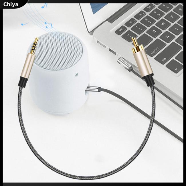 Dây Cáp Âm Thanh Đồng Trục Kỹ Thuật Số Hdtv Stereo Spdif Rca Sang 3.5mm Cho Bộ Khuếch Đại Tv