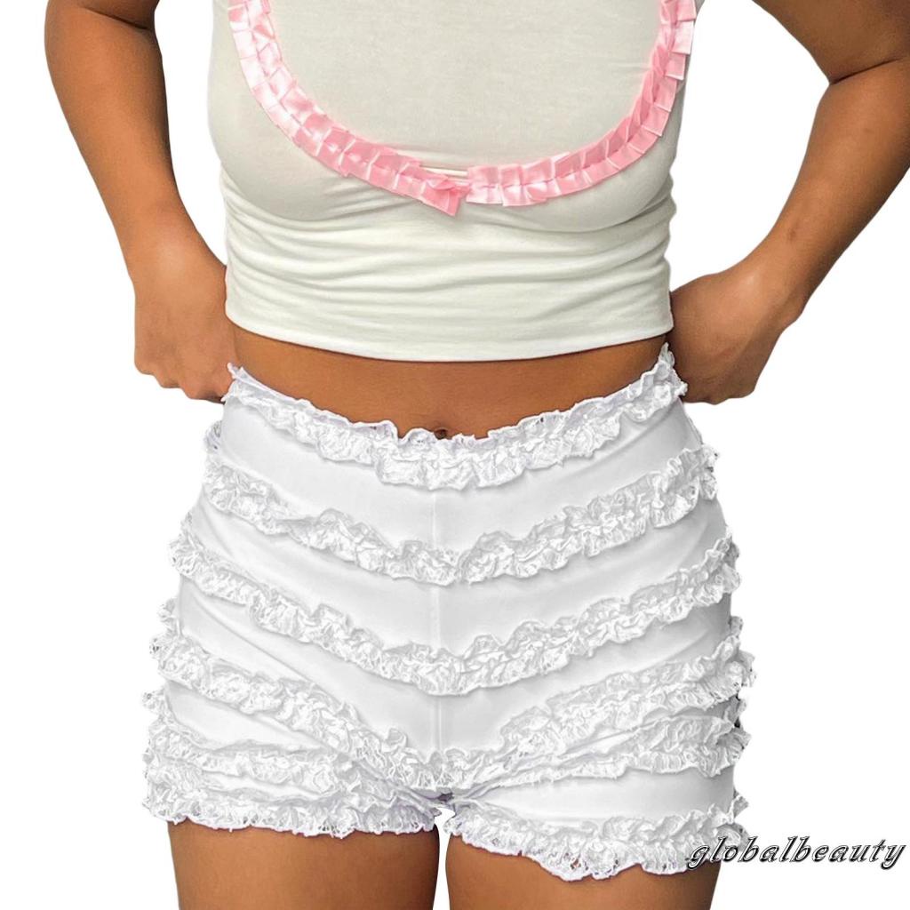 Quần Short Dáng Ôm Co Giãn Màu Sắc Thời Trang Mùa Hè Cho Nữ