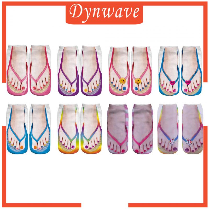 Vớ Xỏ Ngón In Họa Tiết Vui Nhộn Thời Trang Dùng Tập Yoga / Giáng Sinh