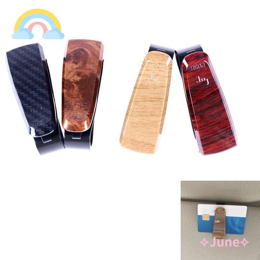 JUNE Giá Đỡ Mắt Kính Gắn Tấm Che Nắng Xe Hơi Tiện Dụng