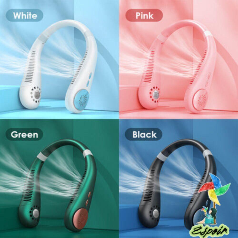 ESPO Quạt Nhỏ Đeo Cổ Không Cánh 4800mAh Sạc Cổng USB Có Thể Điều Chỉnh Tốc Độ Gió