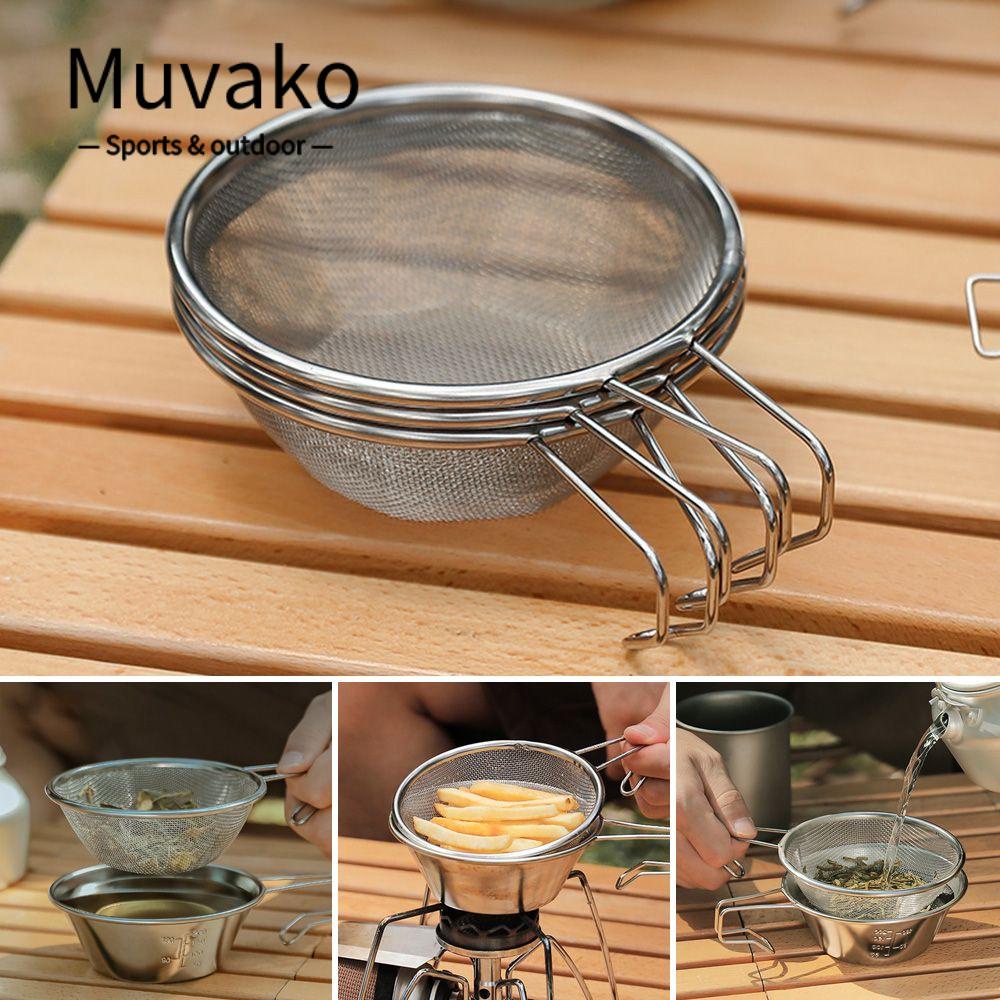 MUVAKO Rây Lọc Dầu Có Tay Cầm Tiện Dụng