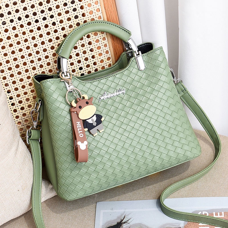 Túi Xách Tay Sợi Dệt Chống Trầy Xước Dễ Phối Đồ Thời Trang Cho Nữ