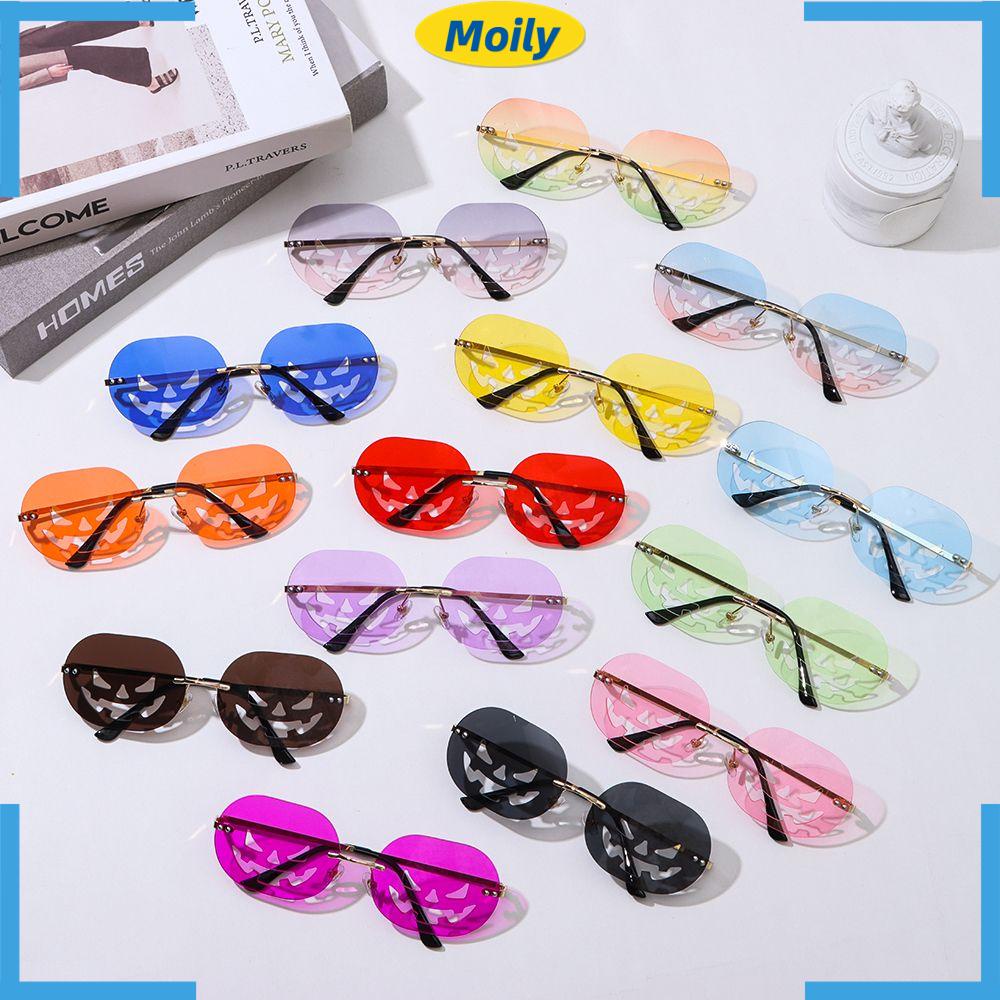 MOILYVN Kính Mát Gọng Oval Thời Trang