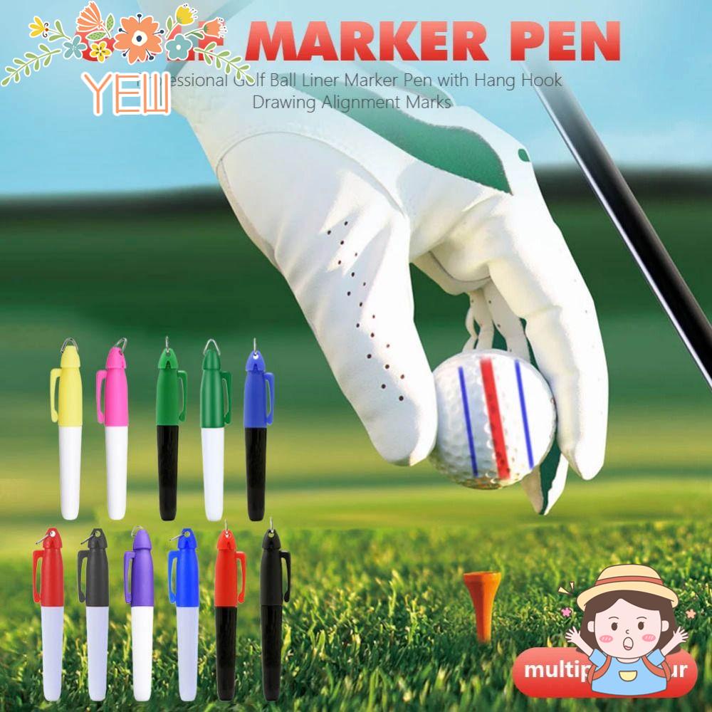 YEW Bộ 10 Bút Đánh Dấu Bóng Golf Chuyên Nghiệp Nhiều Màu Sắc