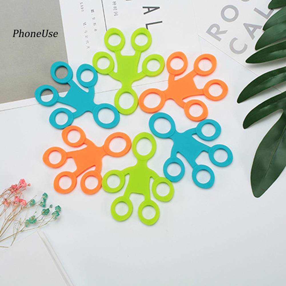 Vòng Tập Lực Tay 5 Ngón Bằng Silicone PU