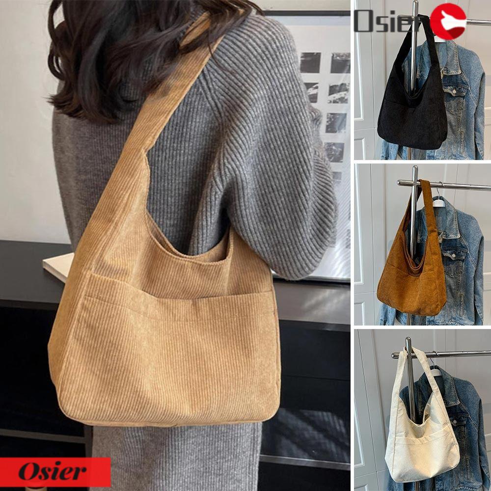 OSIER1 Túi Xách Canvas Màu Sắc Đơn Giản Thời Trang Xu Hướng