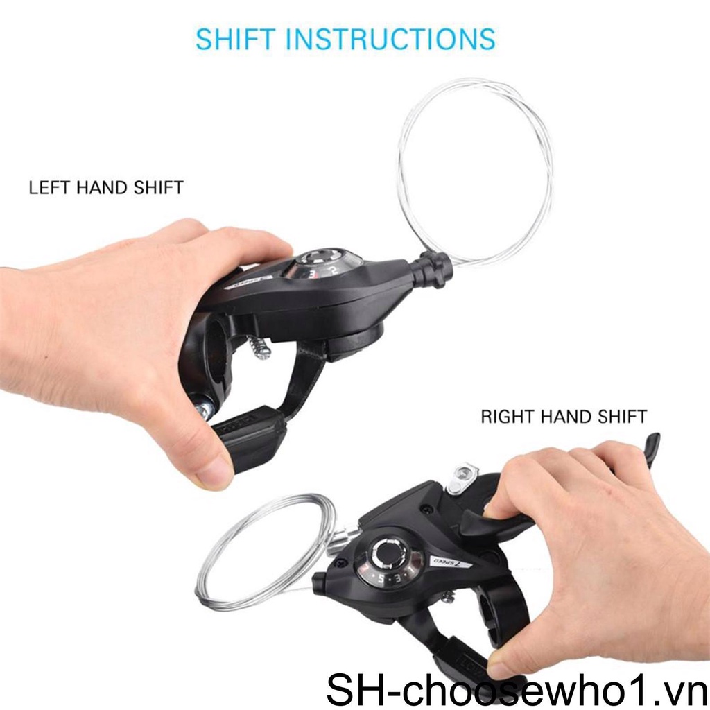 Set 2 Cần Gạt Số / Phanh Tốc Độ ST-EF51 3X Cáp 7 8 21 24