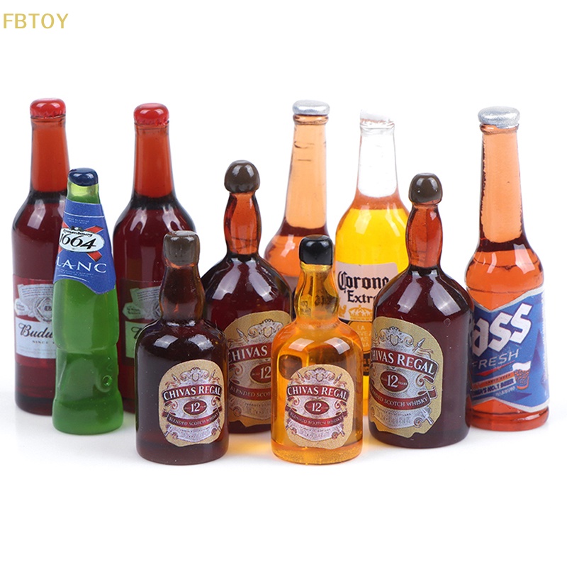Set 10 Ly Rượu Mini Tỉ Lệ 1: 12 Cho Nhà Búp Bê