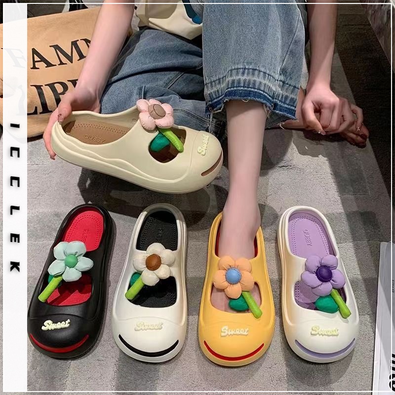 Dép bánh mì ICCLEK 29zDDX070301 thoải mái cho nữ