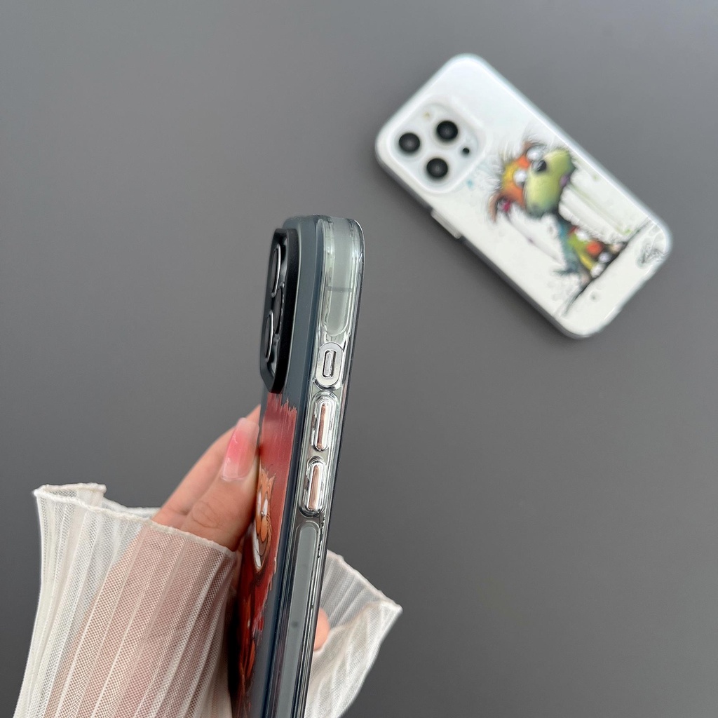 Ốp Điện Thoại tpu Silicone Mềm Trong Suốt Họa Tiết Graffiti Cho iPhone 14 13 12 PRO MAX 14 Plus