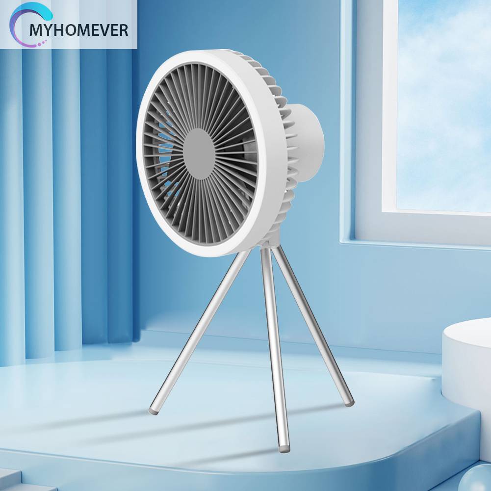Quạt Làm Mát Để Bàn 3 Tốc Độ 10000mAh Cắm Trại Ngoài Trời