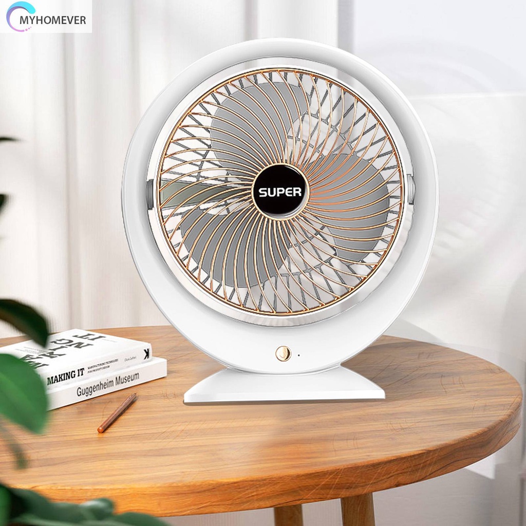 Quạt USB Mini Để Bàn Xoay 180 Độ 1200mAh 5V 4.5W Tiện Dụng Cho Gia Đình