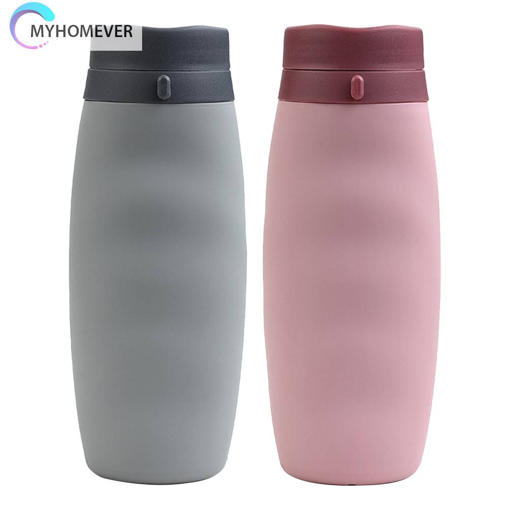 Bình Nước Silicone 580ML Có Thể Gấp Gọn Tiện Lợi Khi Đi Du Lịch