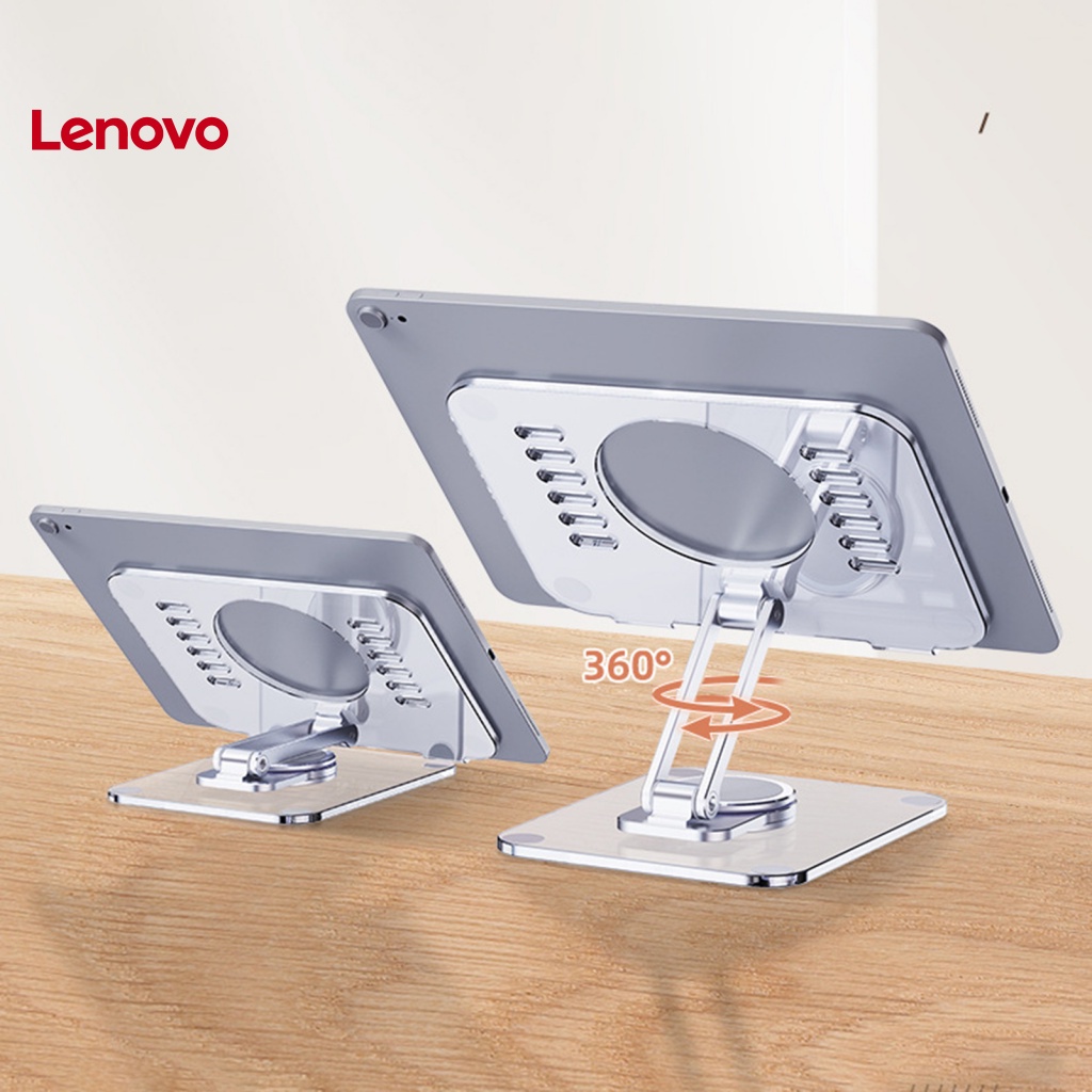 Giá Đỡ Máy Tính Bảng Trong Suốt Không Trượt Xoay 360 Độ Hình Hoa Hướng Dương