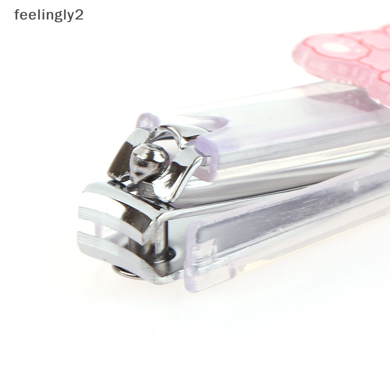 [Hàng Có Sẵn] Kềm Cắt Móng Tay Móng Chân Trong Suốt Không In Họa Tiết Hoạt Hình Dễ Thương (F)