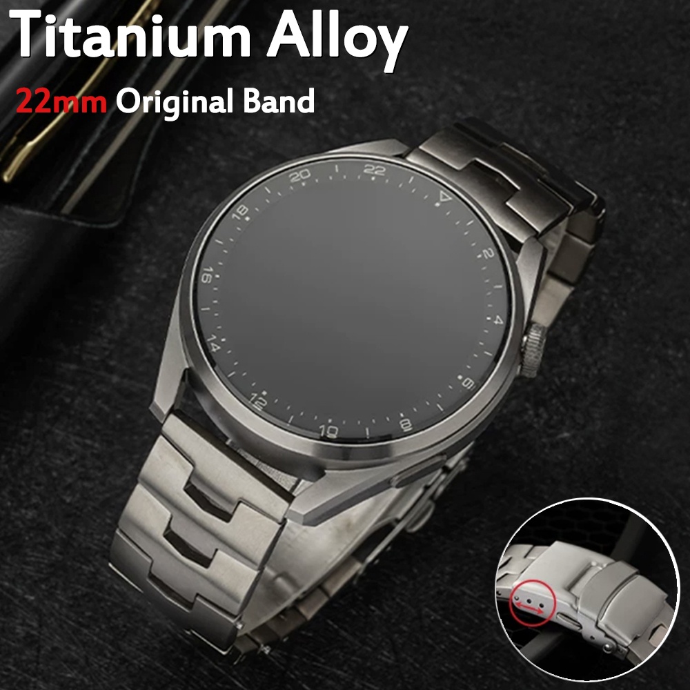 Dây Đeo Hợp Kim Titan 22mm Cho Đồng Hồ Thông Minh Samsung Galaxy Watch 3 GT2 46mm GT3 pro