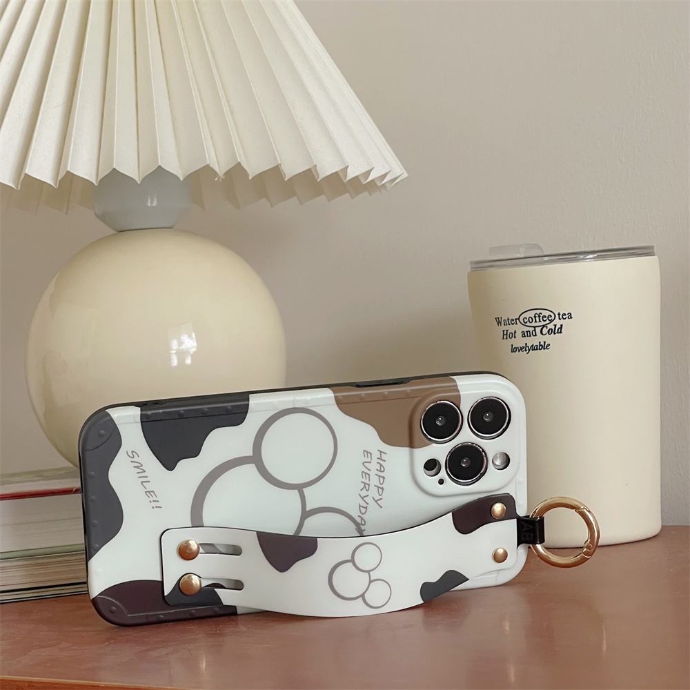 Ốp Điện Thoại Hình Chuột Hoạt Hình Thời Trang Có Dây Đeo Cho IPhone 14 14plus 14pro Max 11 11promax 12 13 13pro Max