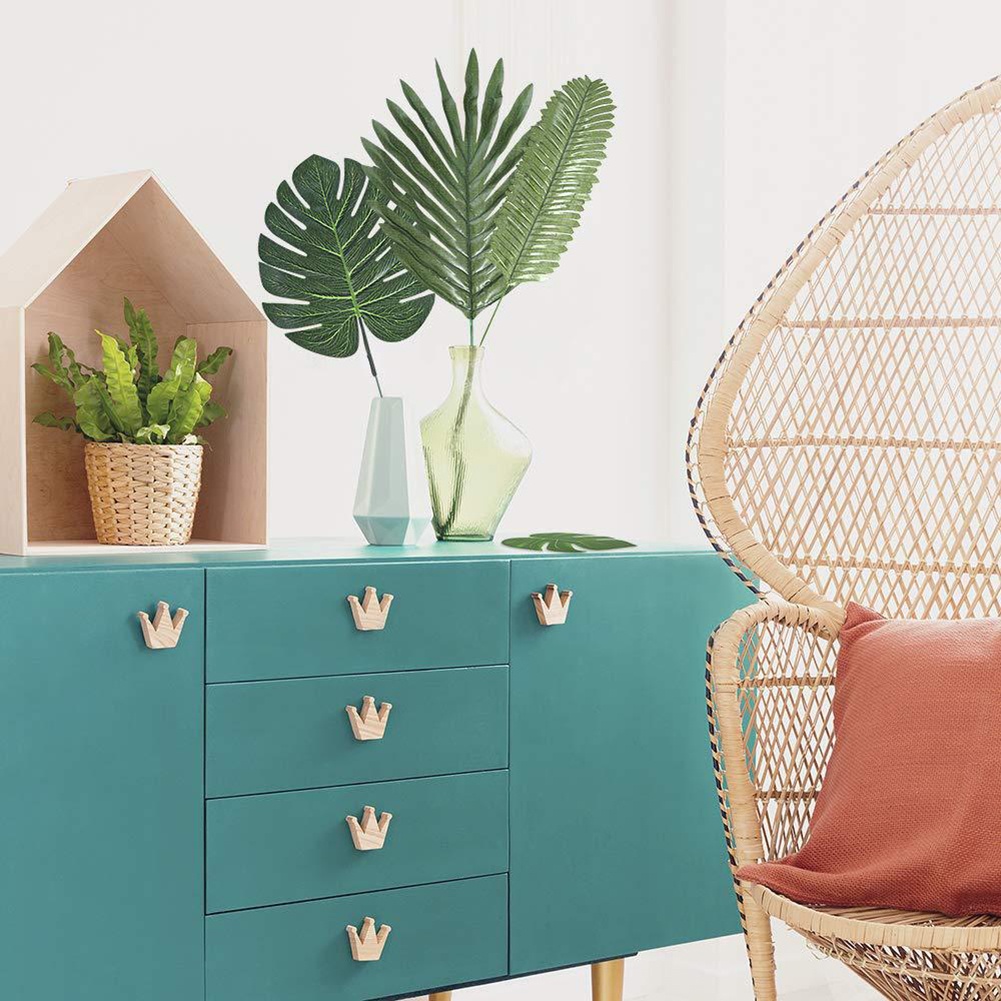 Set 60 Lá Cọ Giả Trang Trí Phong Cách Hawaiian Độc Đáo