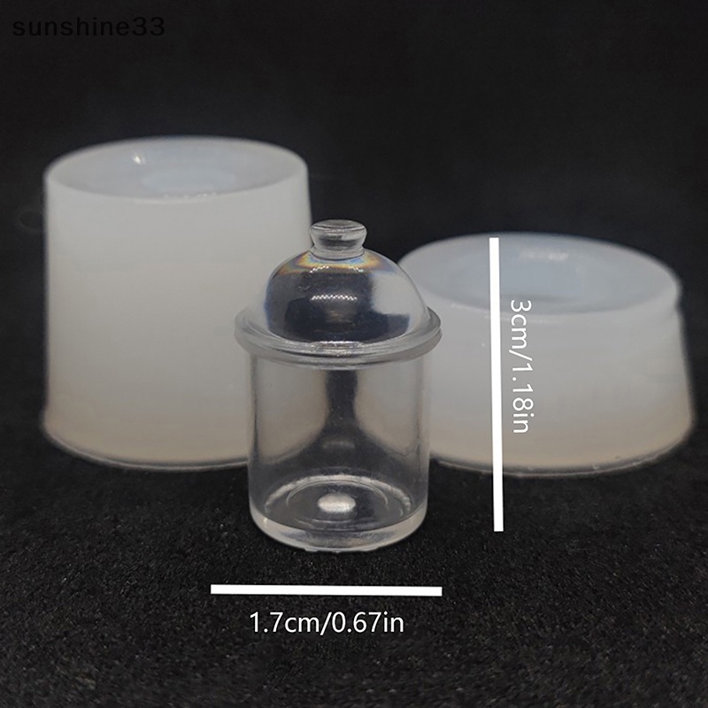 Mô Hình Hũ Bánh Quy / Kẹo Mini Bằng Silicone Cho Nhà Búp Bê