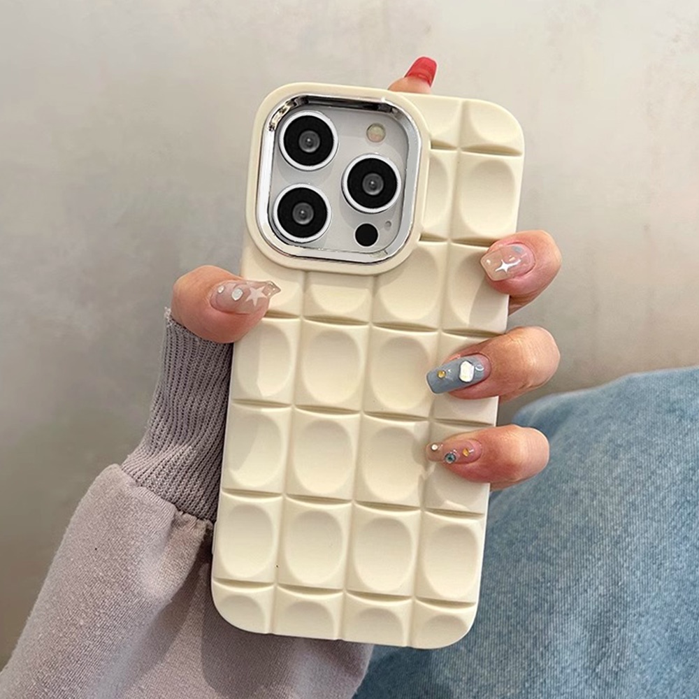 Ốp Điện Thoại TPU Mềm Nhám Chống Trượt Chống Rơi Hình Bánh Macaroon 3D Cho IPhone 11 12 13 14 Pro Max