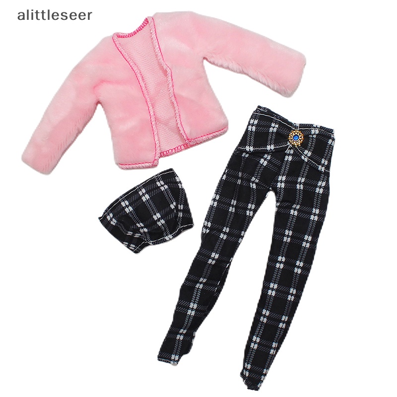 1 Bộ Đầm Thời Trang Mùa Đông Xinh Xắn Dành Cho Búp Bê 30cm Tỉ Lệ 1: 6