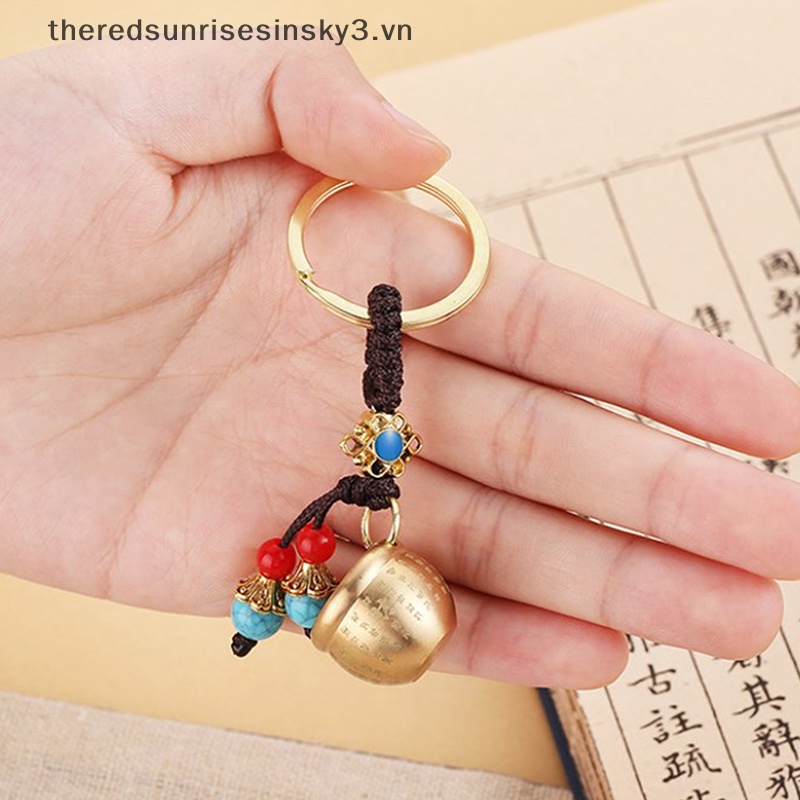 Móc Chìa Khóa Bằng Đồng Thau Thời Trang Vintage