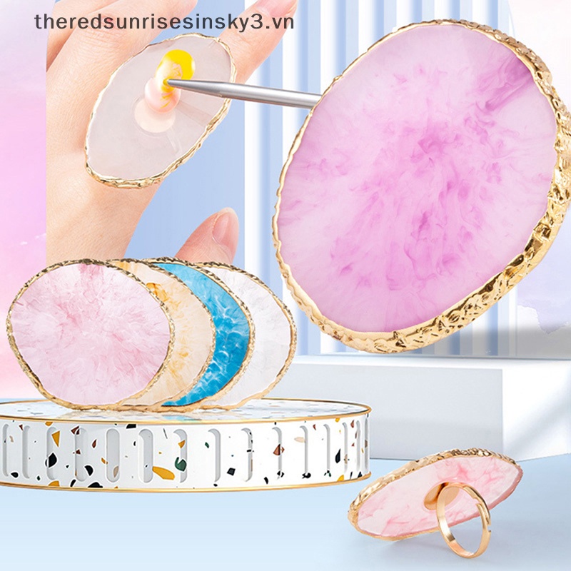 1 Nhẫn Đeo Ngón Tay Bằng Resin Thời Trang DIY