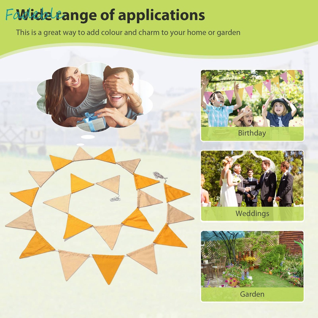 Cờ Tam Giác Treo Lều Cắm Trại Ngoài Trời Tiện Dụng