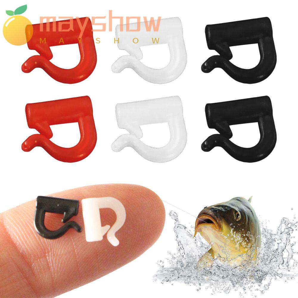 MAYSHOW Set 50 Vòng Chữ D Cố Định Dây Câu Cá Chất Lượng Cao