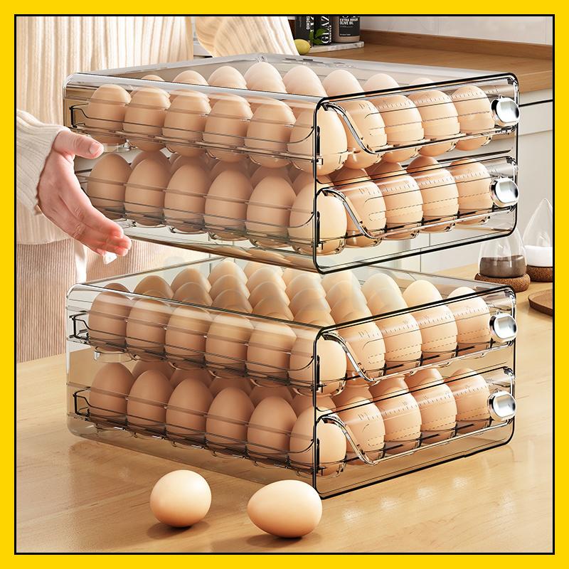 ⭐ Phụ Kiện Chuyên Dụng Dành Cho Xe Hơi Mkbk ⭐Hộp Ngăn Kéo Đựng Trứng Để Tủ Lạnh Tiện Dụng