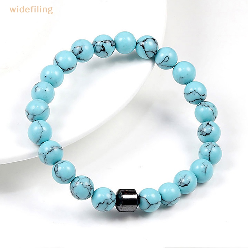 Vòng Tay Chuỗi Hạt Đá Malachite Màu Xanh Lá Nhiều Màu Co Giãn Phong Cách Phật Giáo Cho Nam Và Nữ