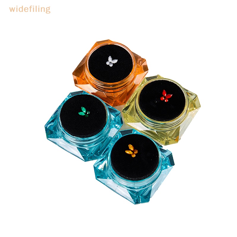 Hộp 4 Răng Chứa Kim Cương Giả Bằng Acrylic Dùng Trang Trí