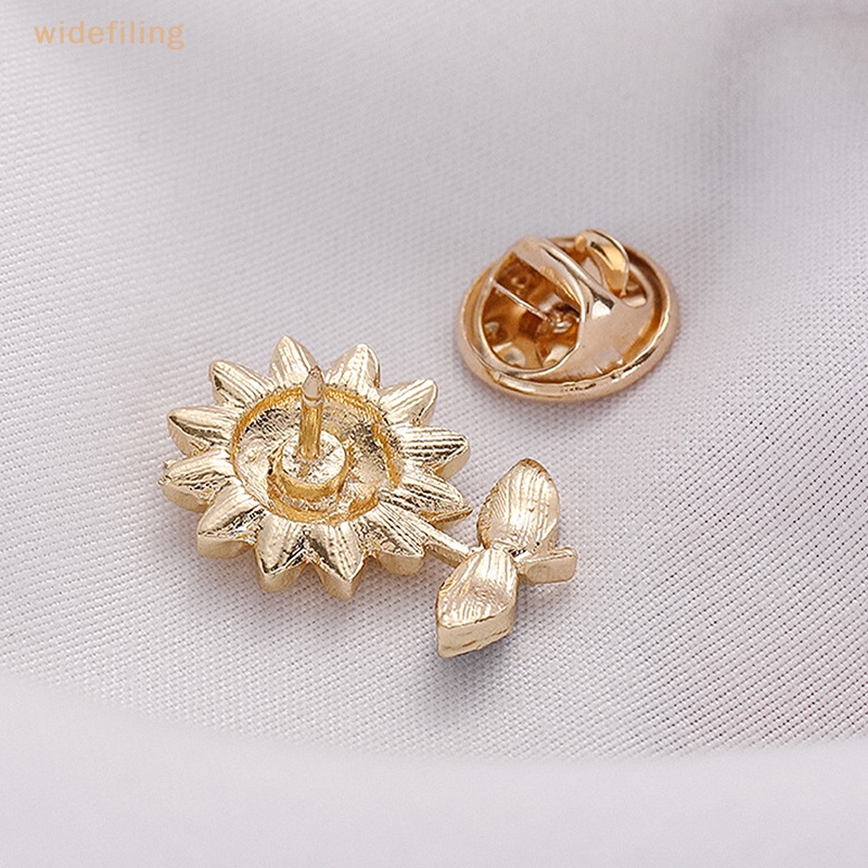 Ghim Cài Áo Hình Hoa Hướng Dương Đính Đá Thời Trang Cho Nữ