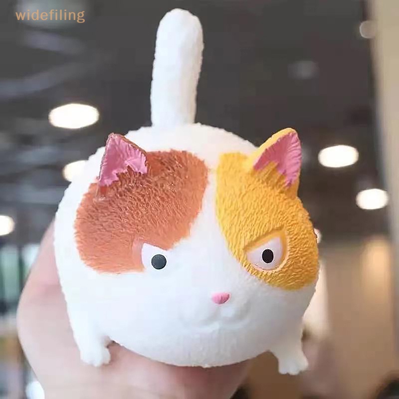 Đồ Chơi Nắn Bóp Đàn Hồi Giảm Stress Hình Mèo Hoạt Hình