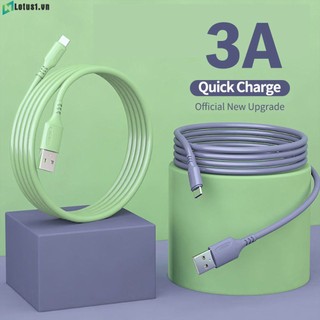Dây cáp sạc nhanh 1.2m 3a cho iphone / android / type-c