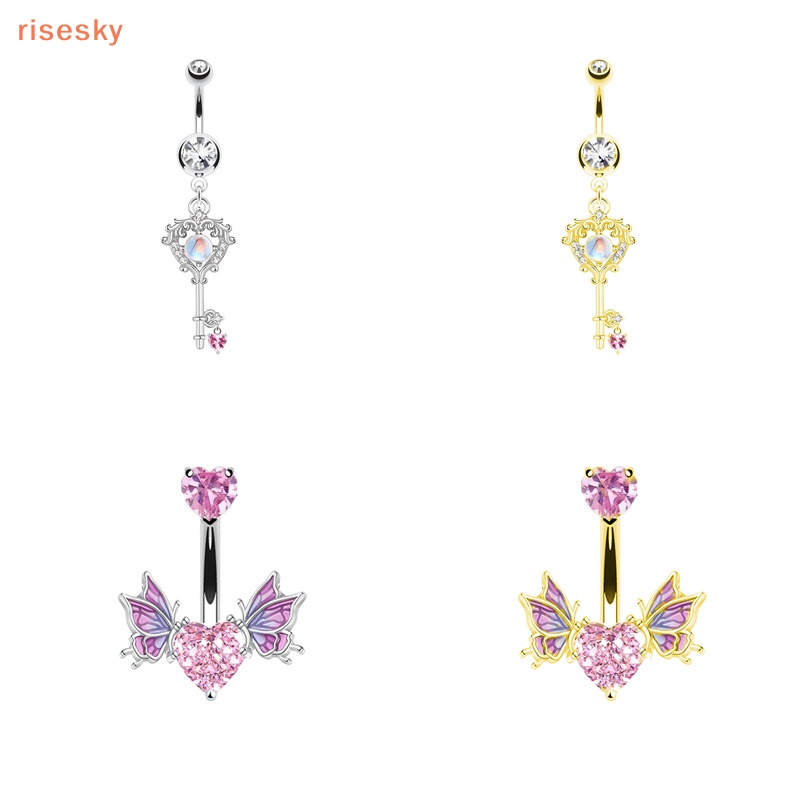 1 Khuyên Rốn Hình Trái Tim Thời Trang Cho Nữ