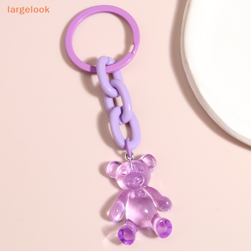 Móc Chìa Khóa Hình Gấu Nhiều Màu Sắc Dễ Thương Cho Nữ