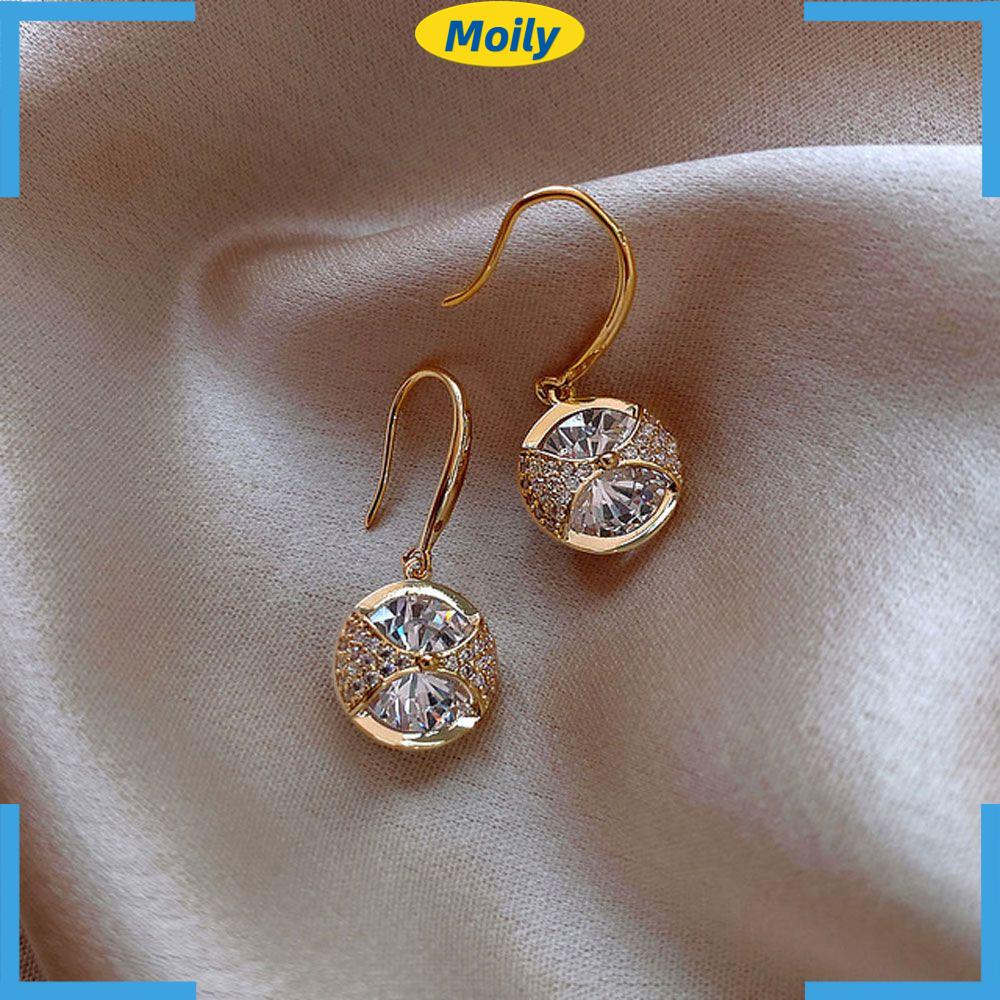 MOILYVN Hoa Tai Xi Vàng Hình Nơ Nhiều Màu Sắc Cho Nữ