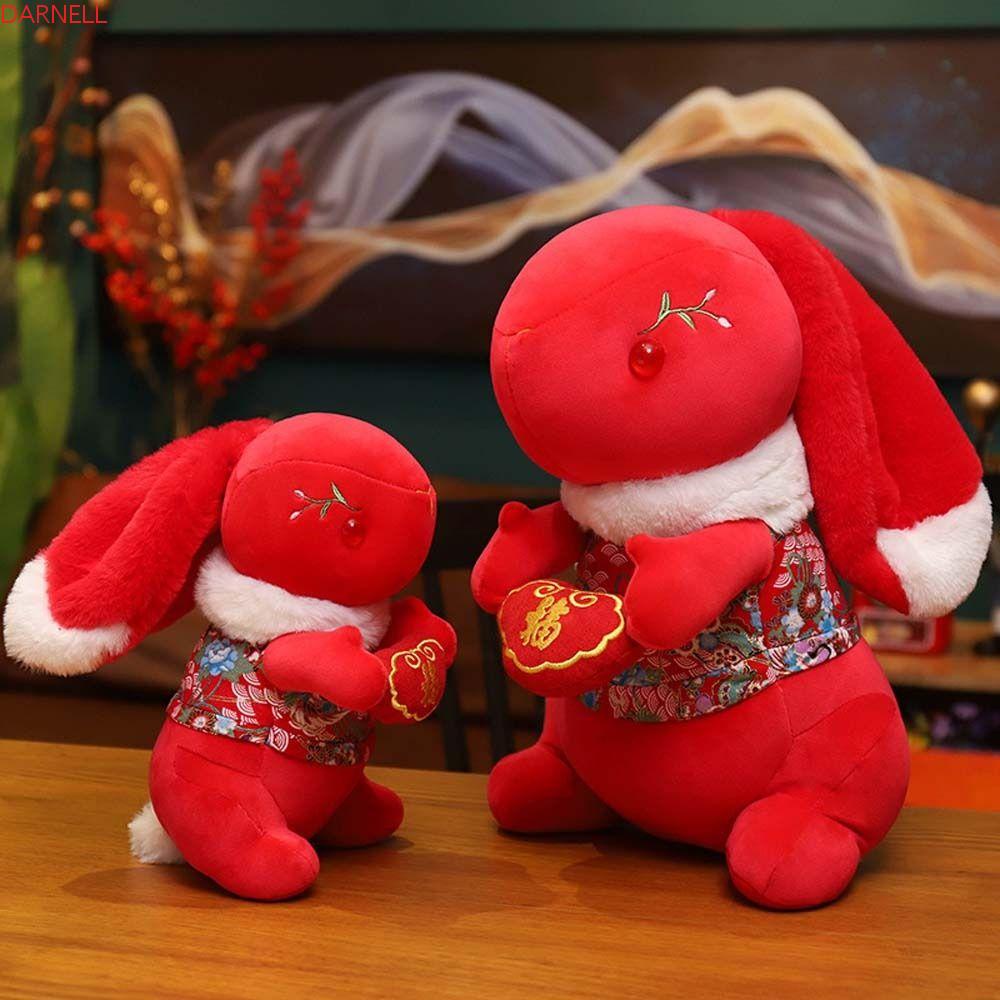 DARNELL Thỏ Nhồi Bông Chất Liệu Cotton Mềm Mại Trang Trí Nhà Cửa