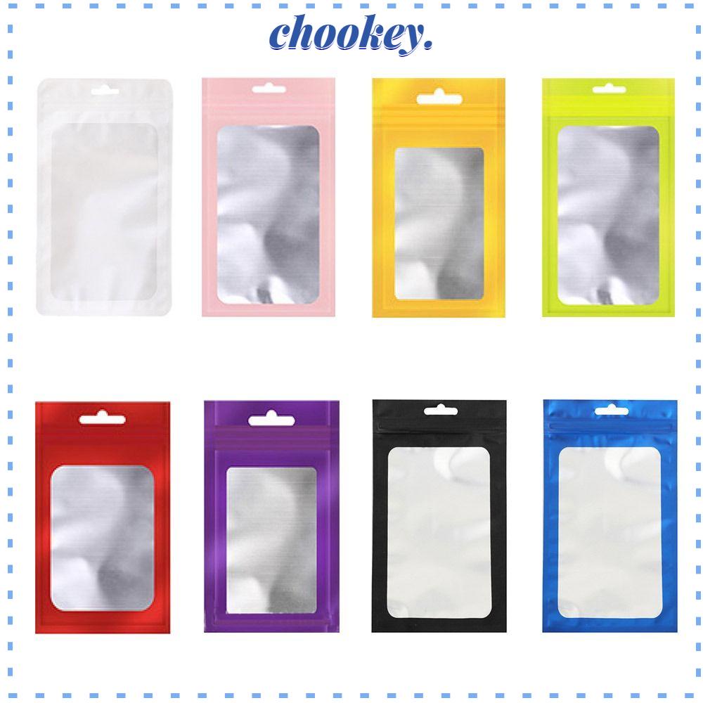 CHOOKEY Túi Nhựa Đựng Điện Thoại Di Động Đính Ngọc Trai Lấp Lánh DIY